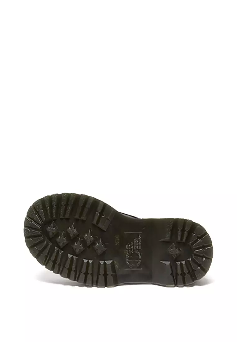 Sinclair Black & White Pisa Leather Platform Ankle Boots - Women