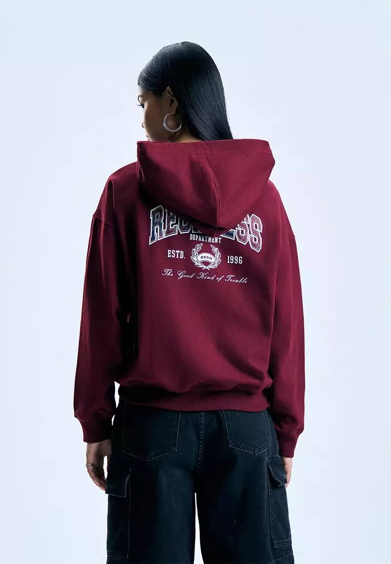 Full Zip Graphic Hoodie