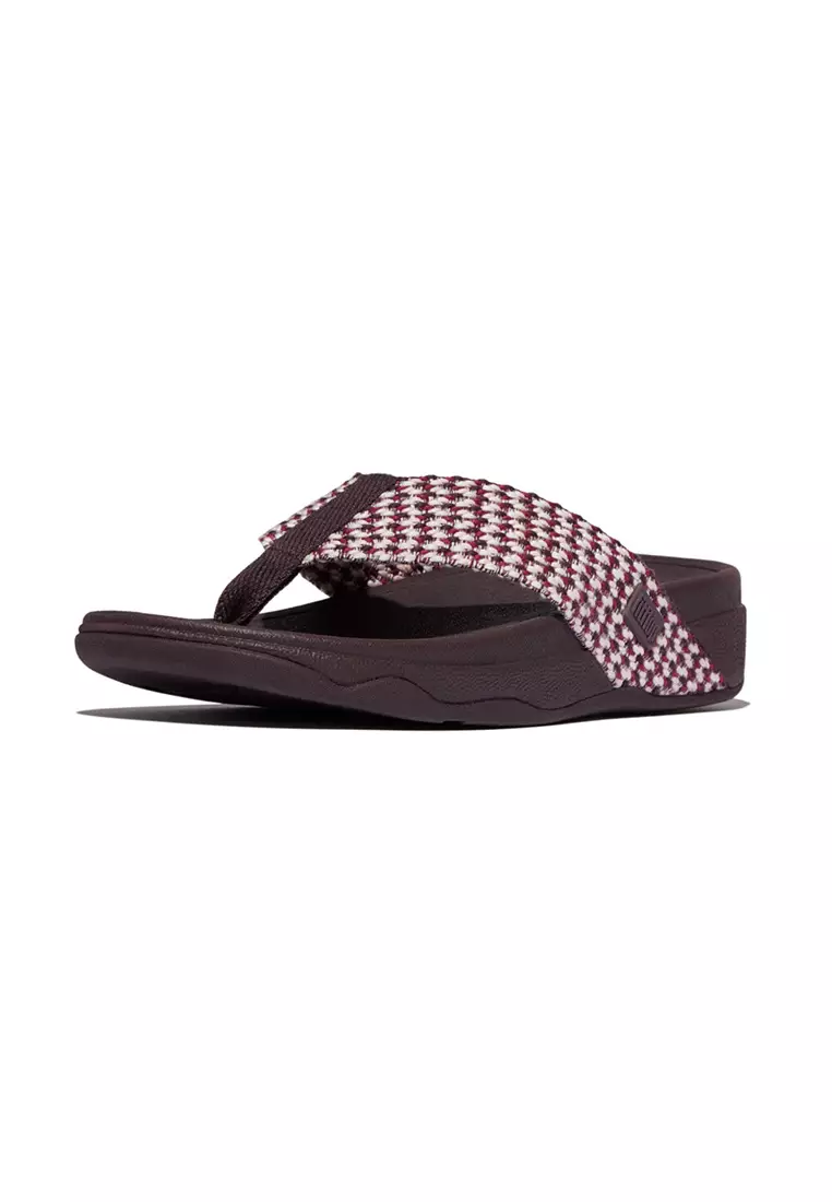 Surfa Multi-tone Webbing Toe-post Sandals