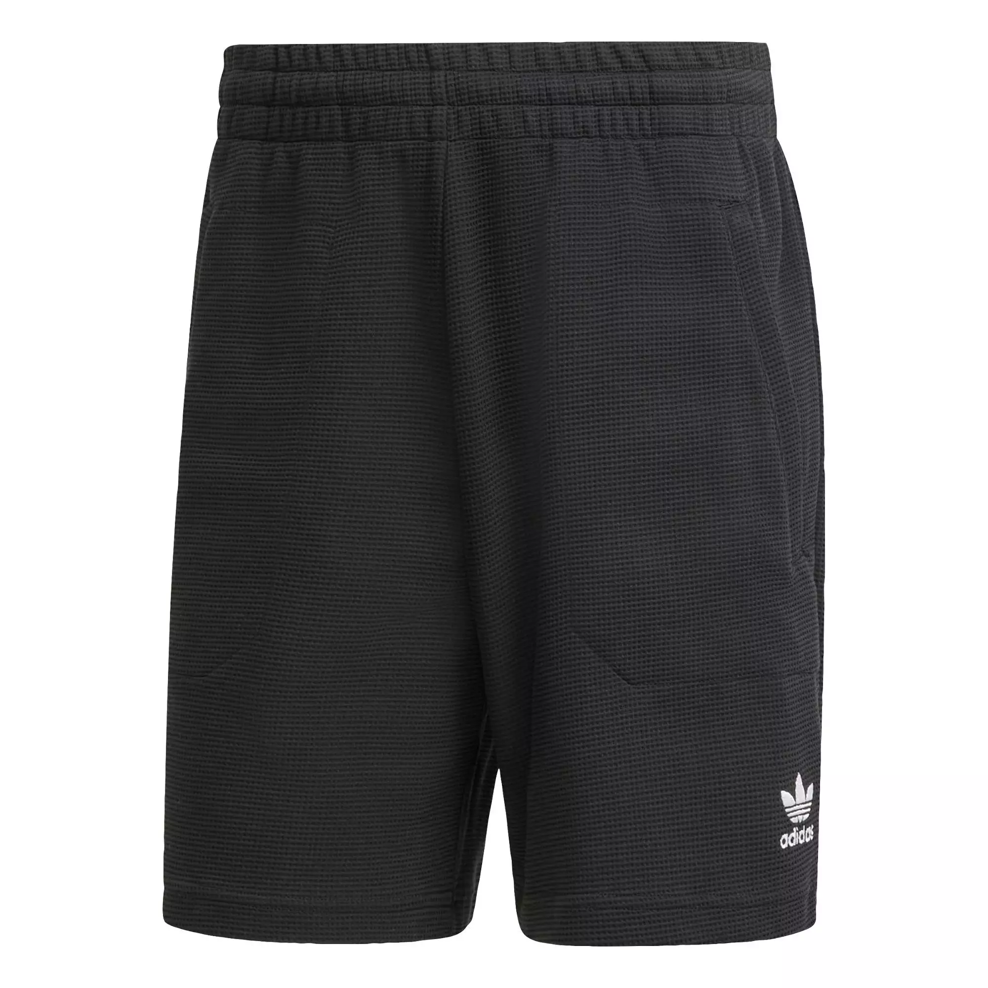 Lifestyle Essentials Trefoil Waffle Shorts Men Black KA7764