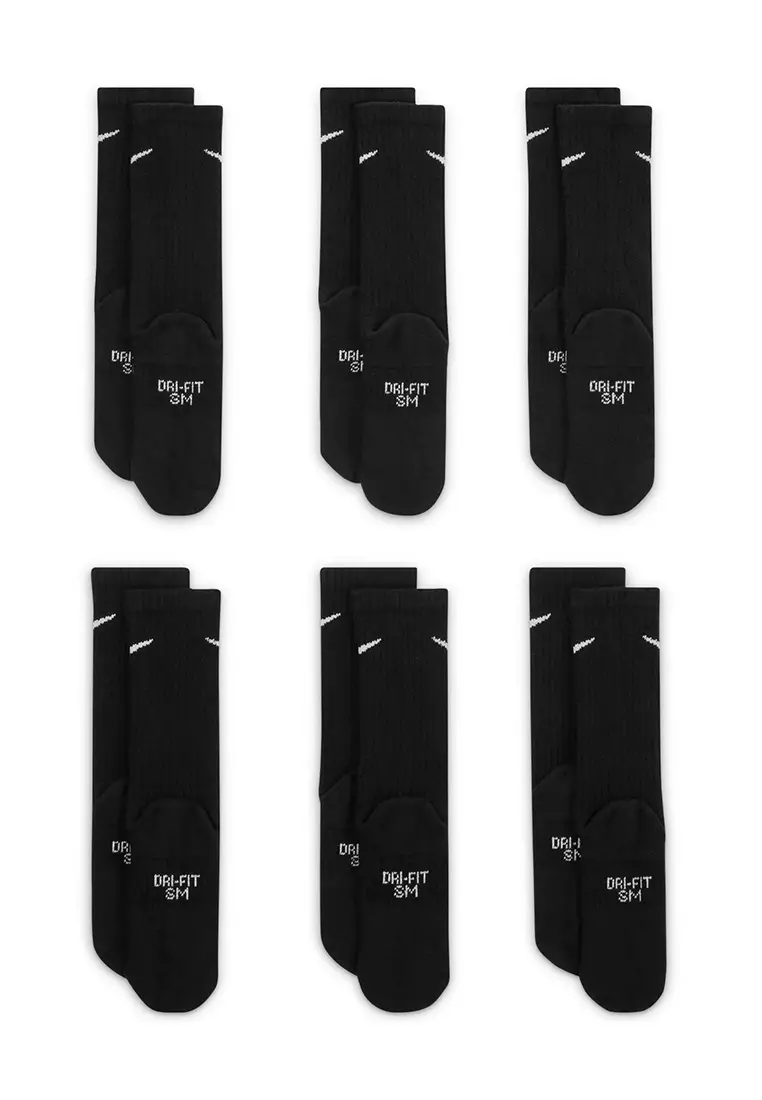 Everyday Cushioned Crew Socks (6 Pairs)