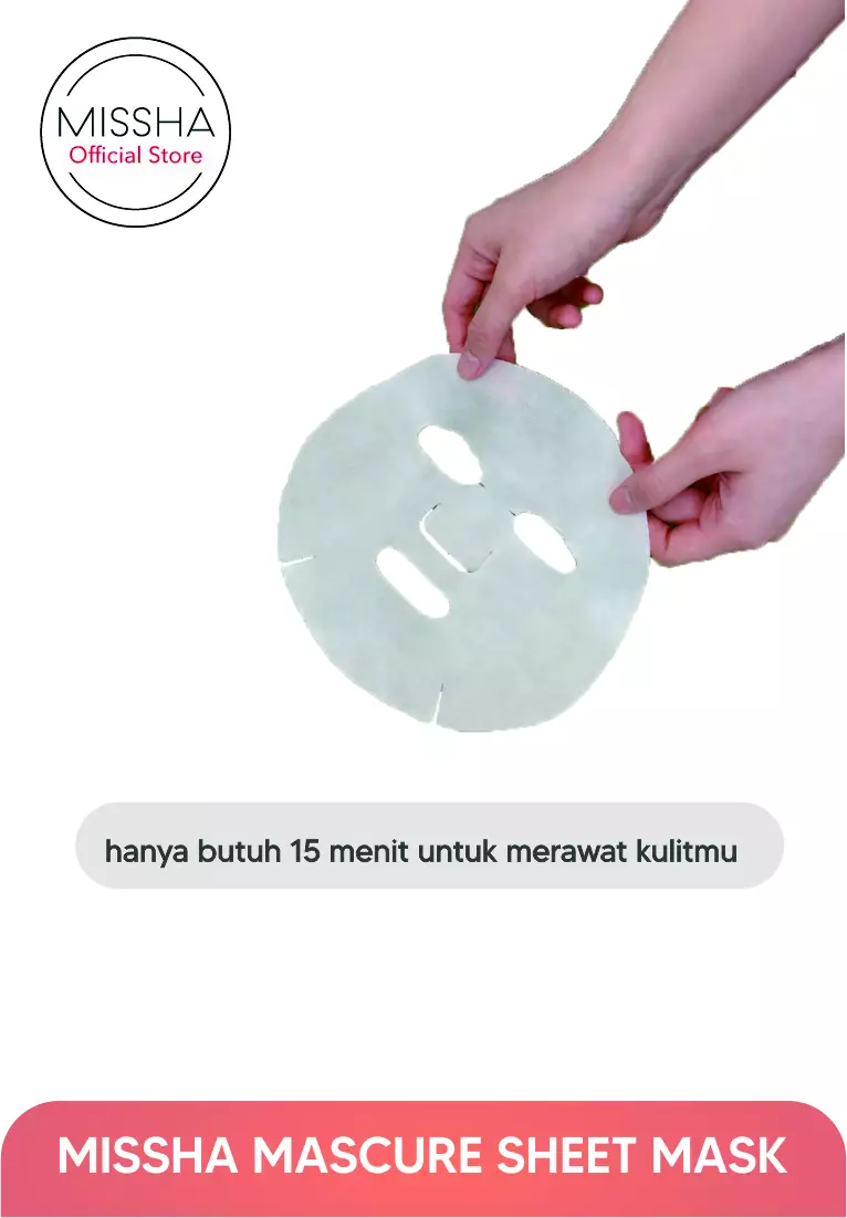 MISSHA MASCURE RESCUE SOLUTION SHEET MASK [MADECASOSIDE]