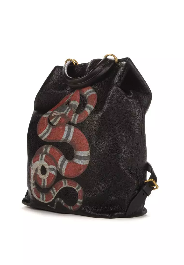 Gucci kingsnake hot sale camera bag