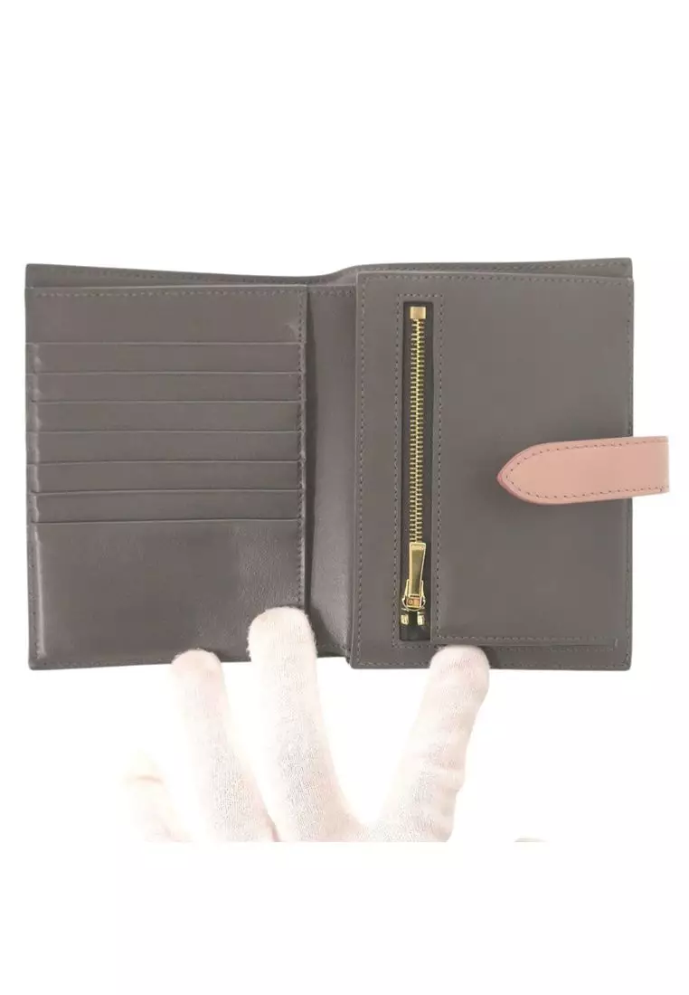 Pre-Loved Celine Leather Multifunction Strap Wallet