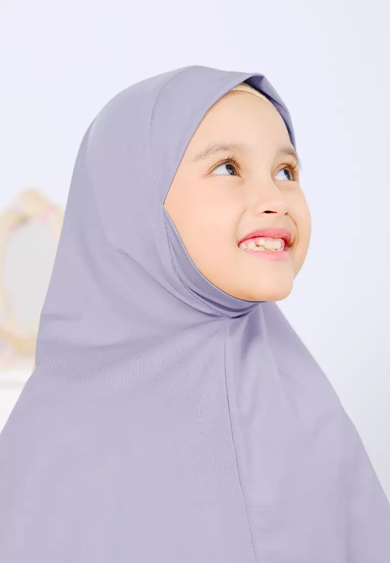 Cotton Bee - Jennaira Bergo Dagu | Hijab Instan Anak Non Pad - S