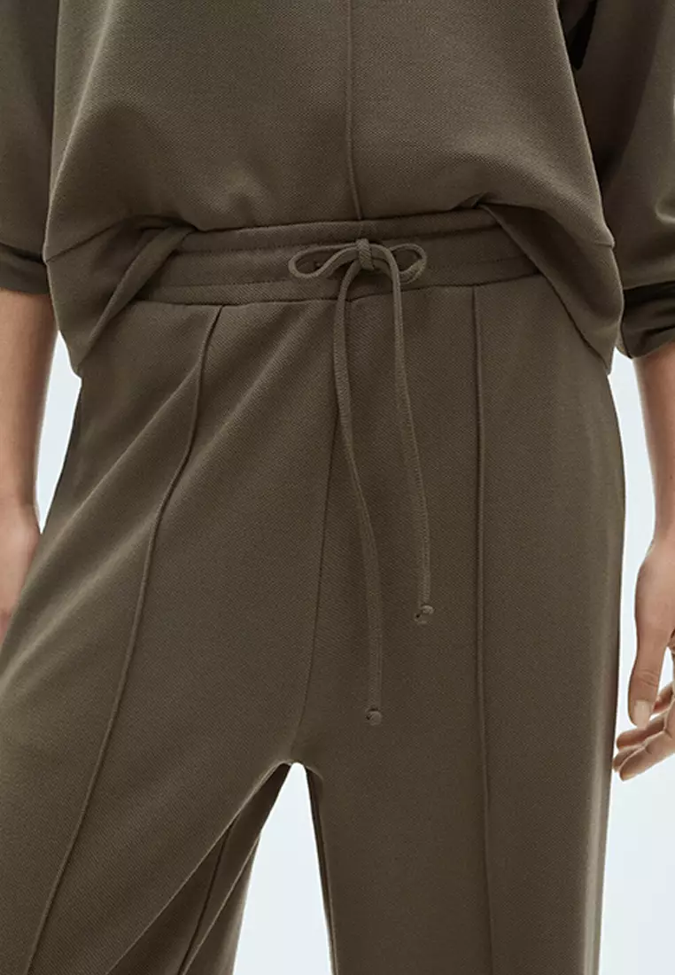 Wide Leg Jogger Trousers