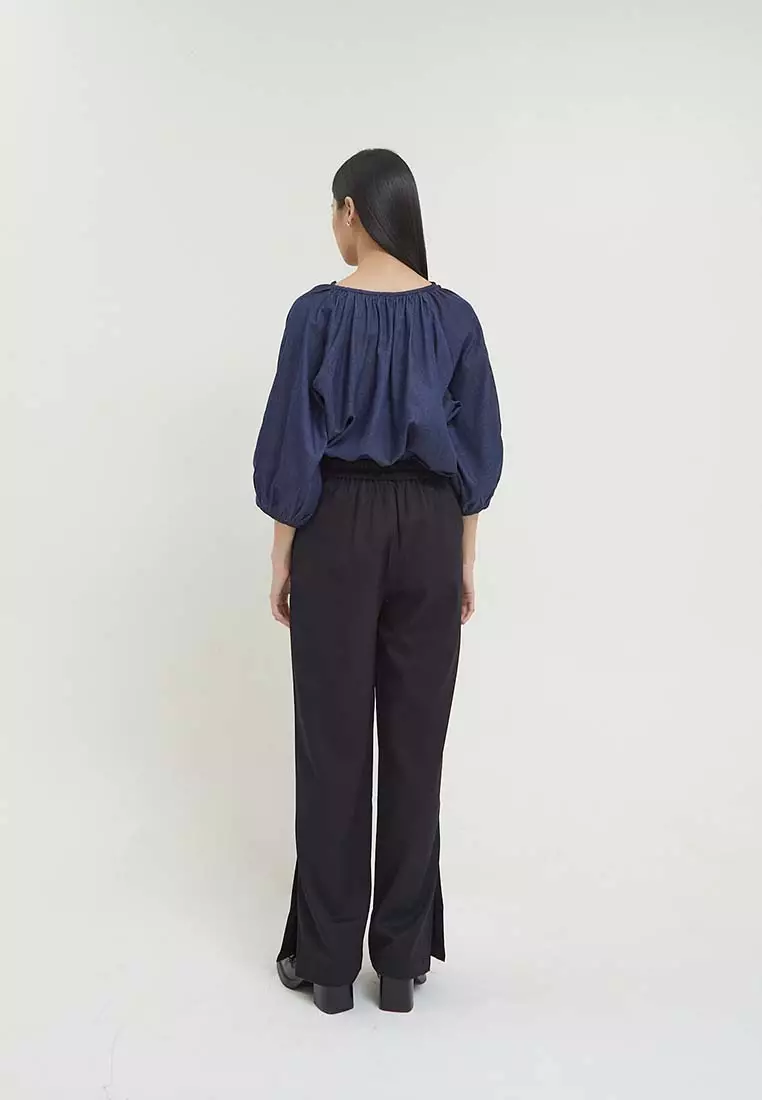 Velvet at Bobo -  Naira Flare Pants with slit