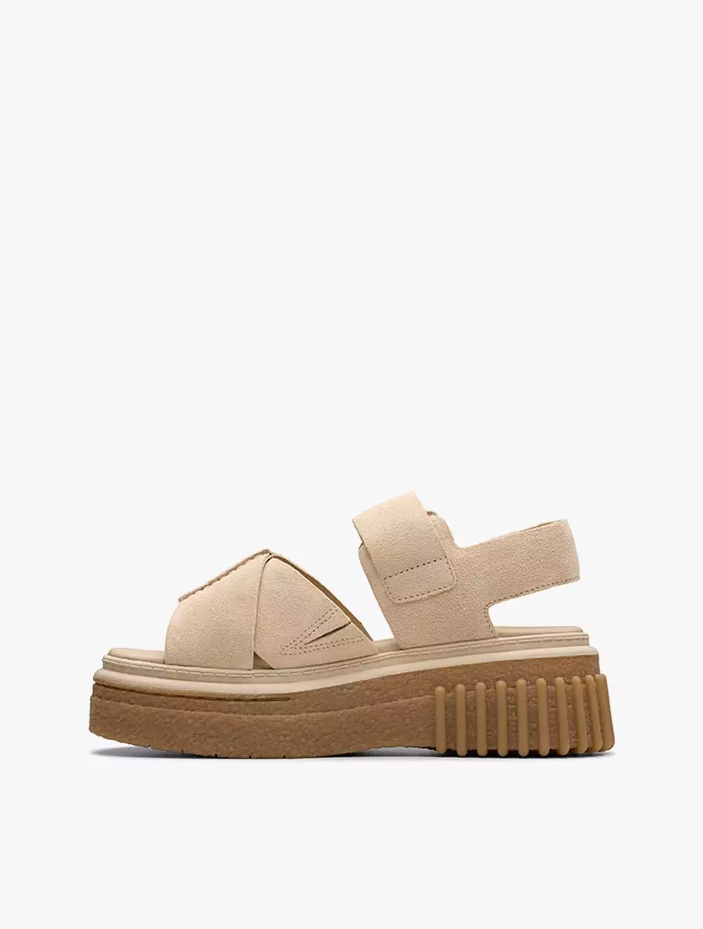 Clarks Evamar Wish Ecru Suede