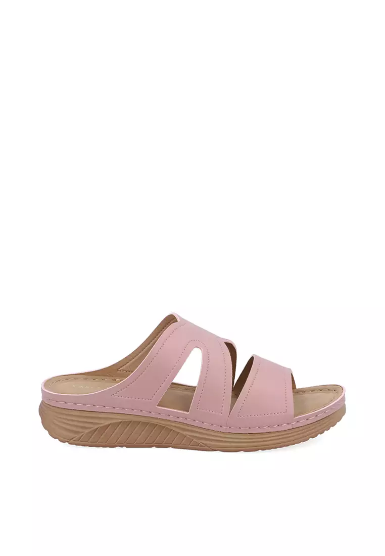 Discount on Carlo Rino  shoes - SKU: Pink Dune Flats