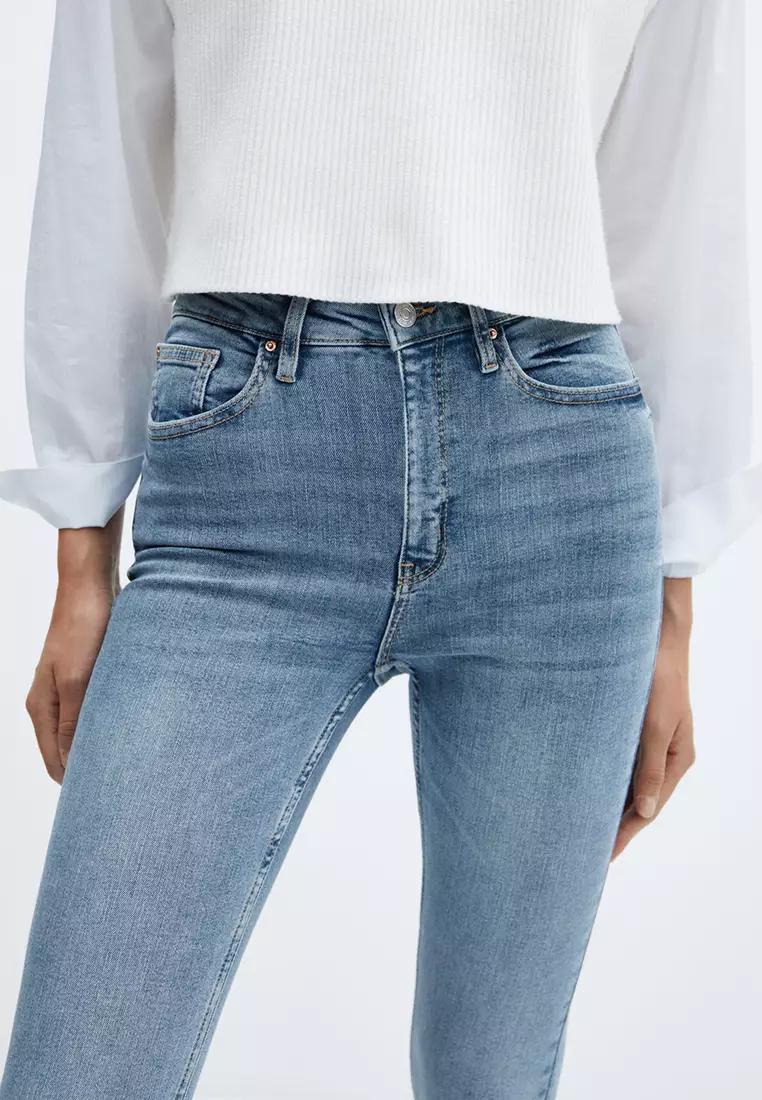 Buy Mango High-Rise Skinny Jeans Online | ZALORA Malaysia