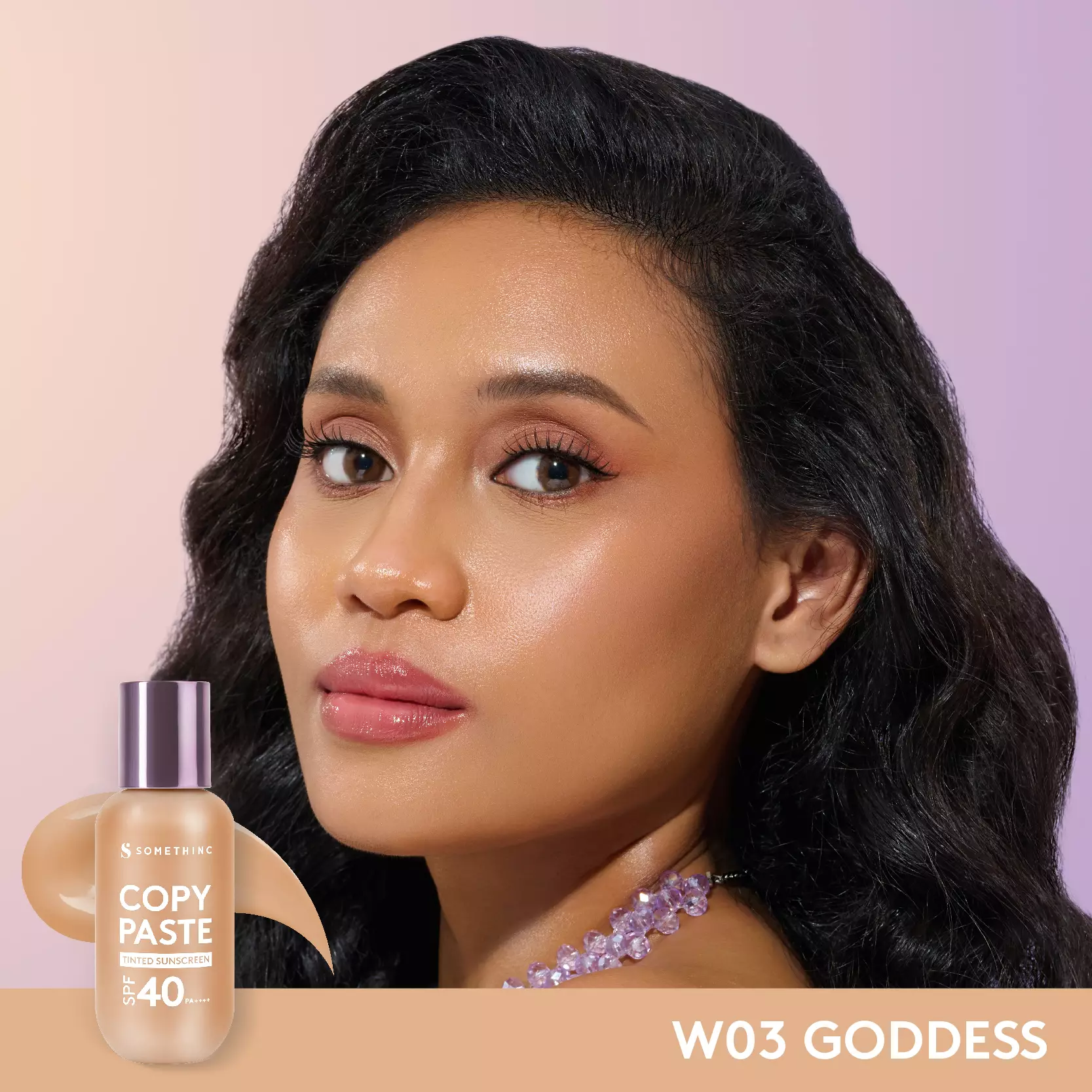 SOMETHINC Copy Paste Tinted Sunscreen SPF 40 PA++++ - W03 Goddess