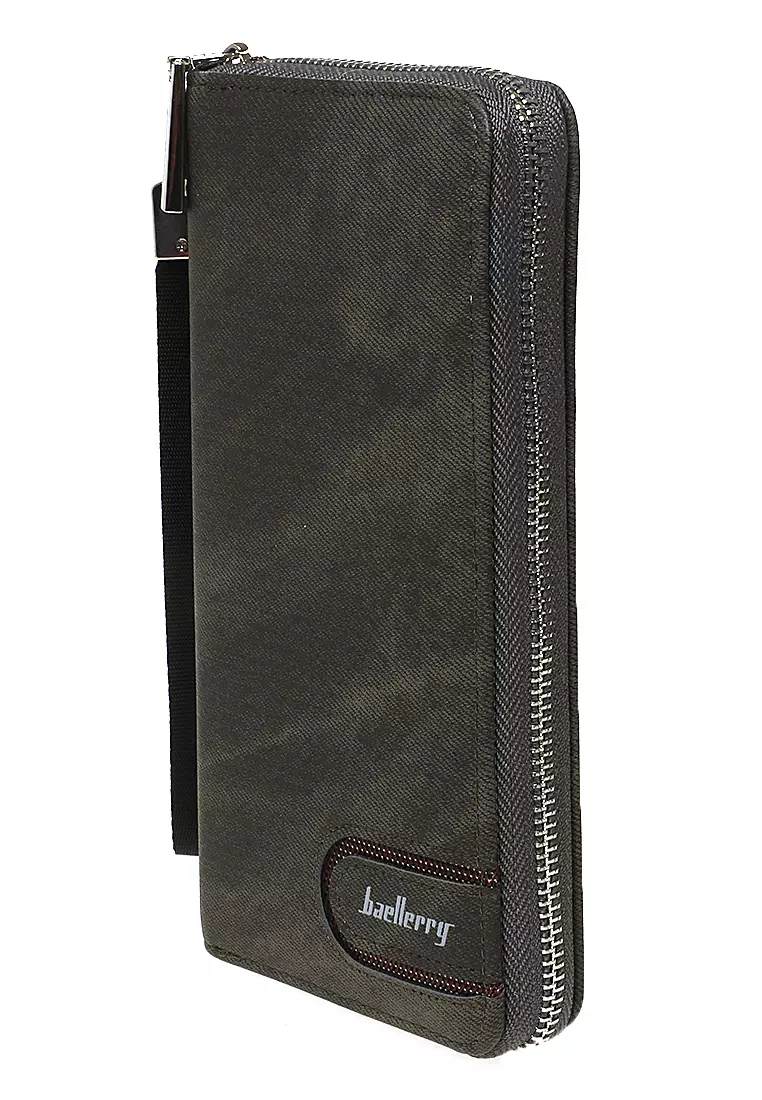 Long Wallet Dompet Panjang Pria Wanita Simple Design Material Kulit Leather ORIGINAL