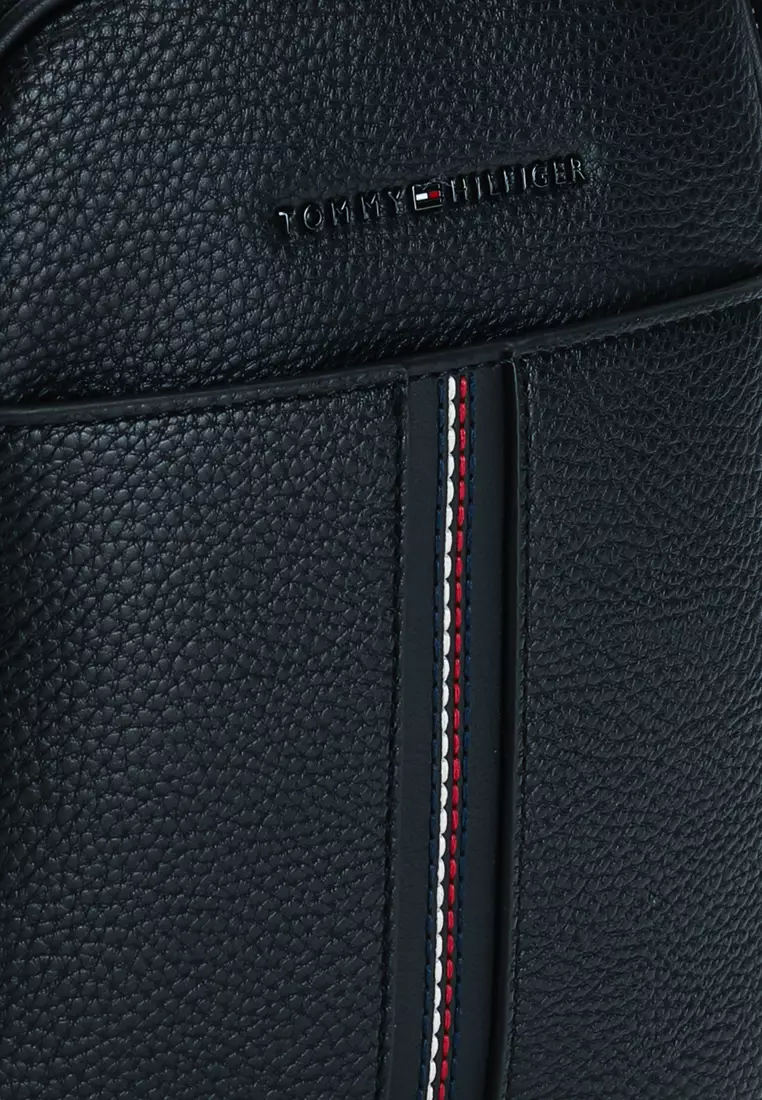 Pebble Grain Crossbody Reporter Bag - TH Mainline