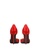 Twenty Eight Shoes red 8CM Silk Fabrics Hollow High Heel Shoes LJX06-c 619ECSH7DADE54GS_5