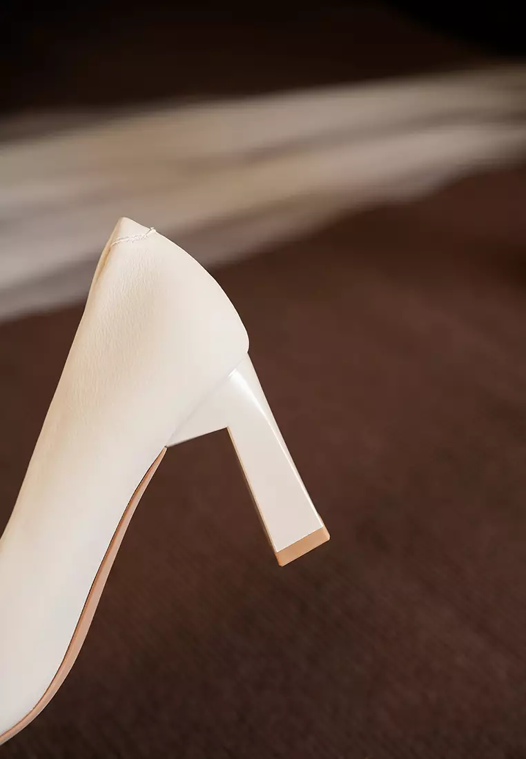 7CM Square Buckle Chunky Heel Pumps BY2373-13