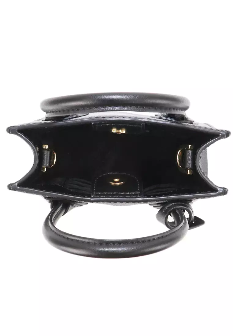 Michael Kors Mercer Extra-Small Pebbled Leather Crossbody Bag - Black ...