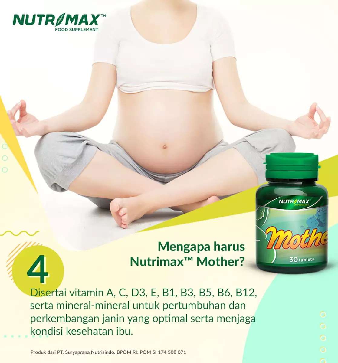 Jual Nutrimax Nutrimax Mother 30 Tablet Vitamin Mineral Gizi Kehamilan