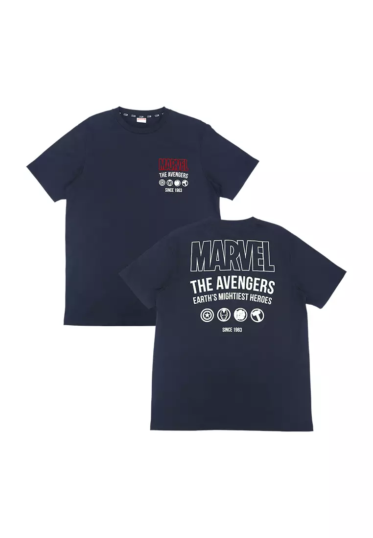 Mens Licensed Graphic T-Shirt "Earth's Mightiest Heroes"