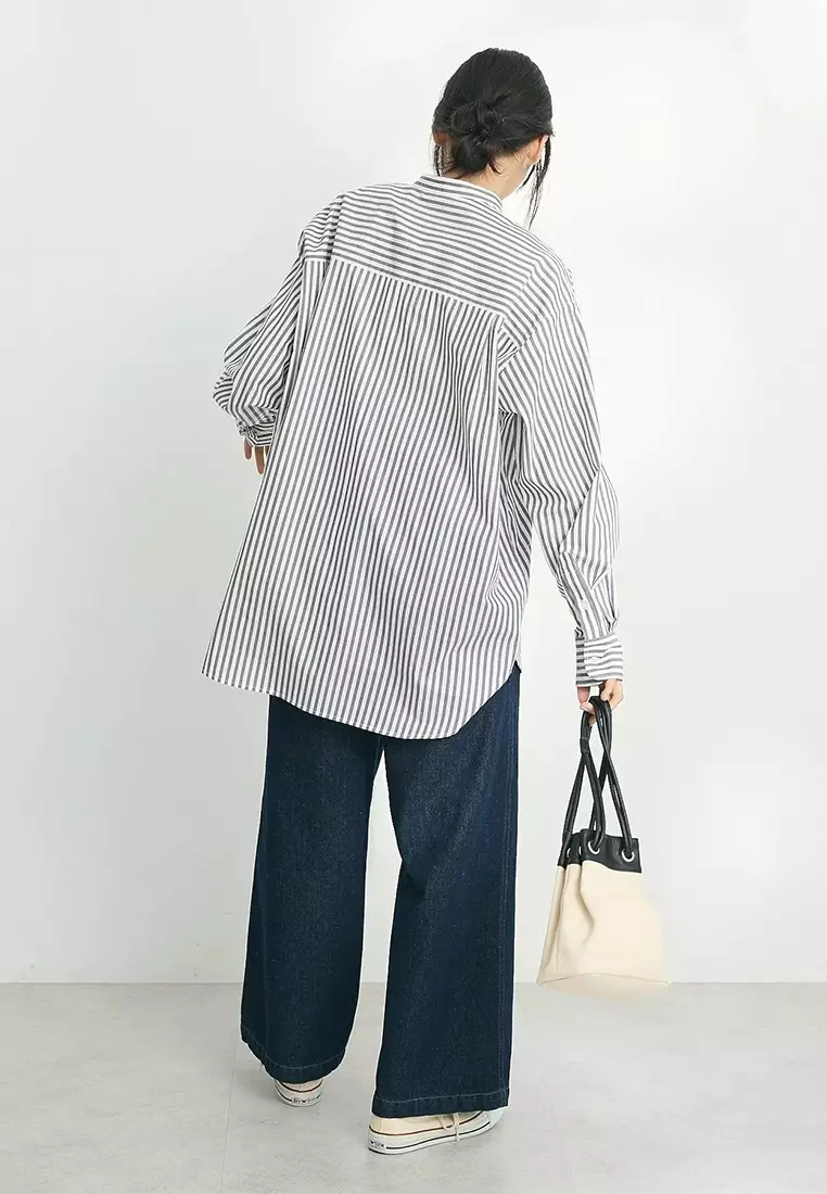 Craft Standard Boutique - Hayato Band Collar Shirt