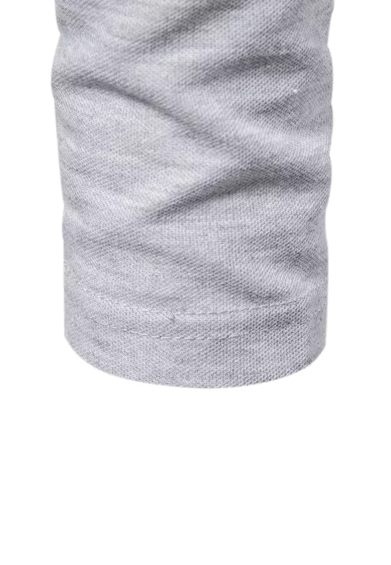 Contrast-color Embroidered Polo Shirt‌ AX-T12