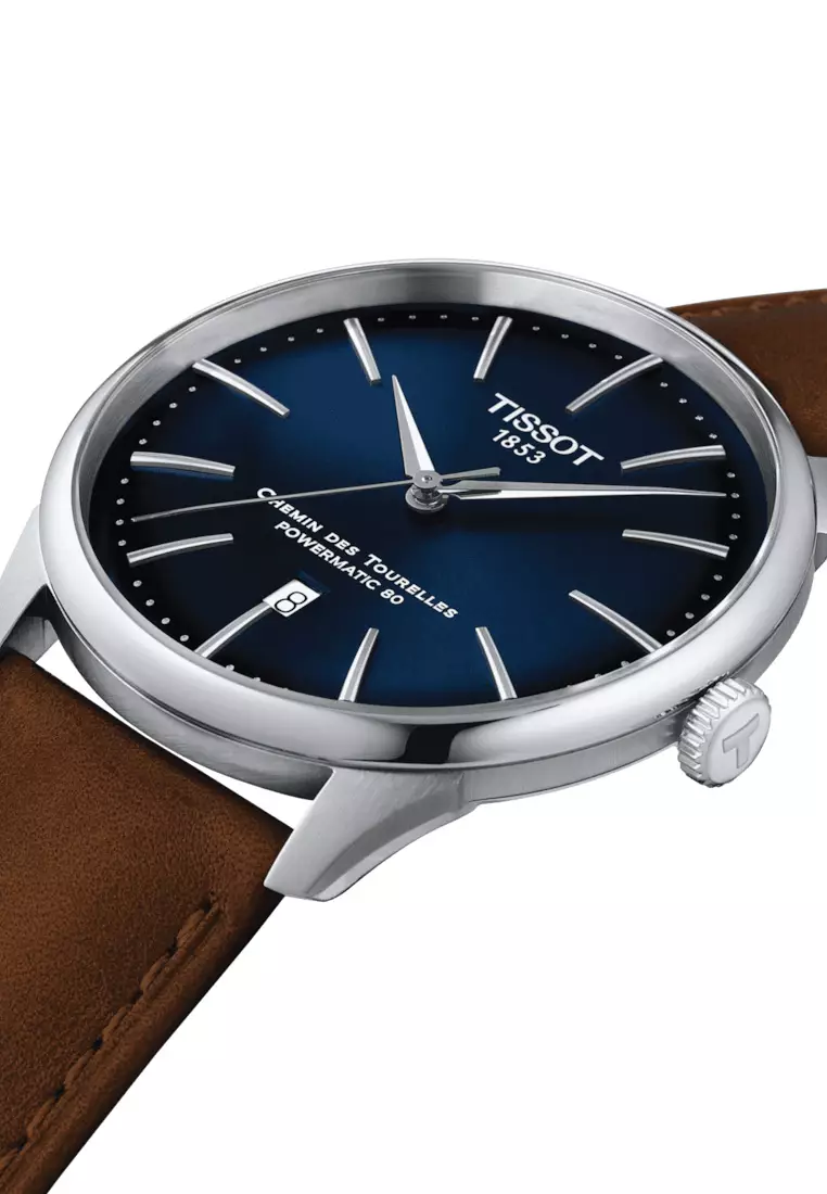 Tissot Chemin Des Tourelles Powermatic 80 42mm Men's Watch - T1394071604100