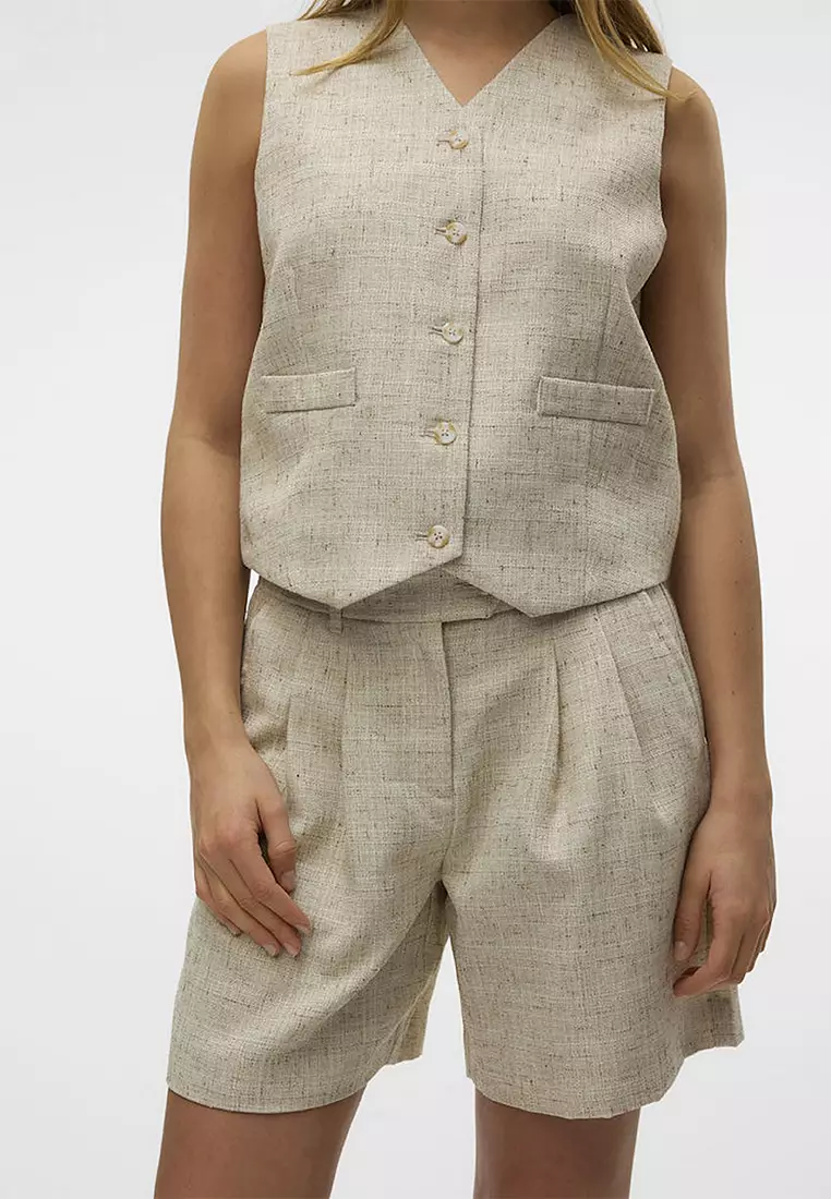Pleated Shorts