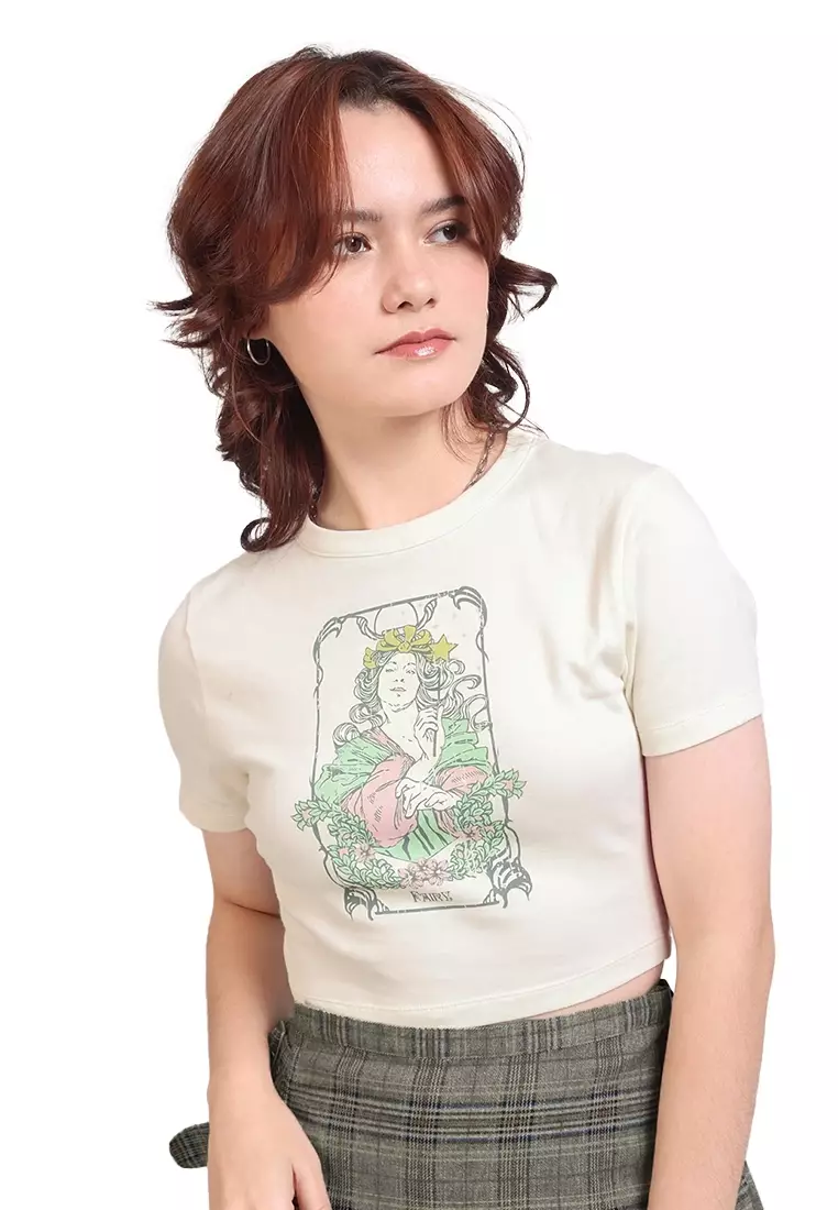Fairy Tarot Card Baby Tee