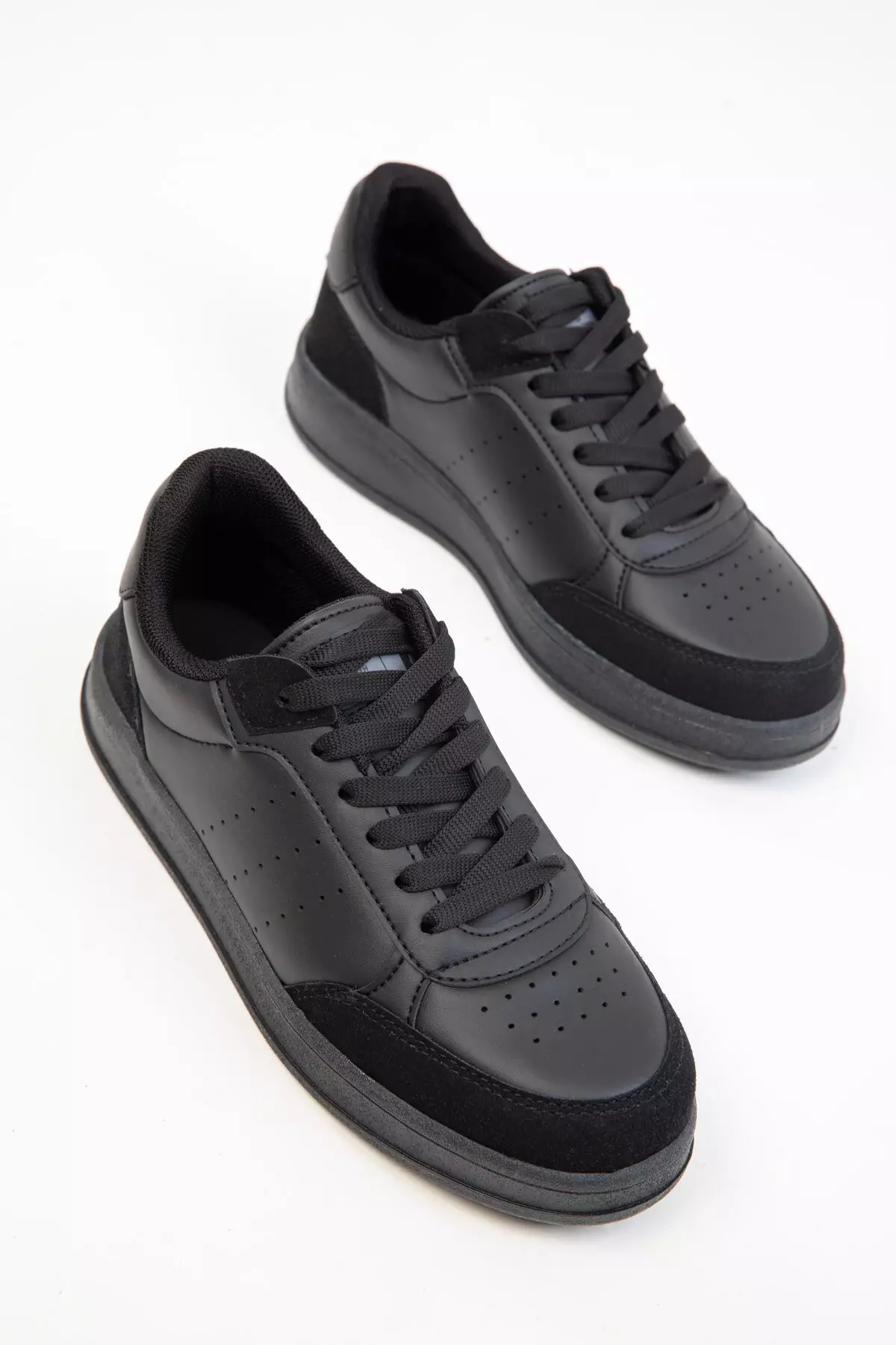 Black-Black Women's Sneakers 20359