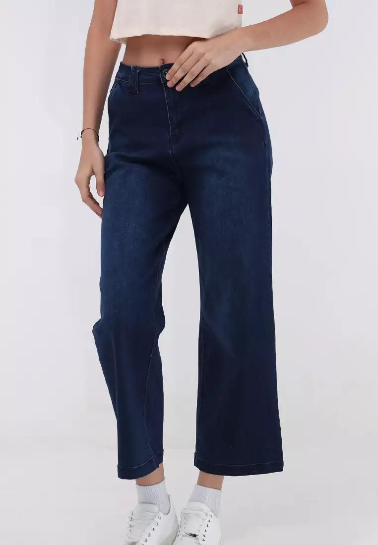 Denim Wide Leg Ladies Jeans