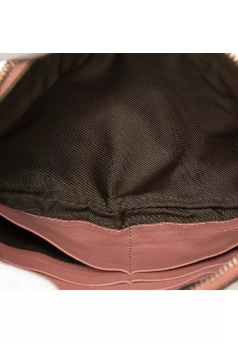 Pre-Loved Gucci Guccissima Wristlet Clutch