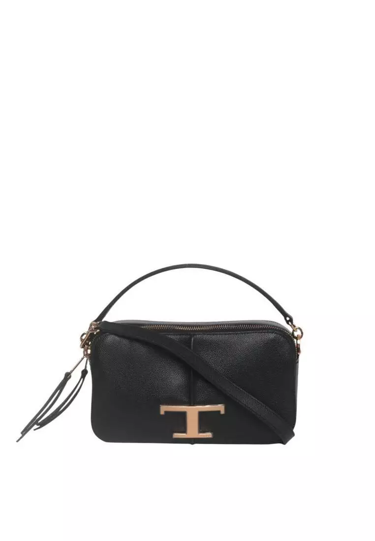 Buy Tod's T Timeless Camera Bag In Leather Mini Crossbody