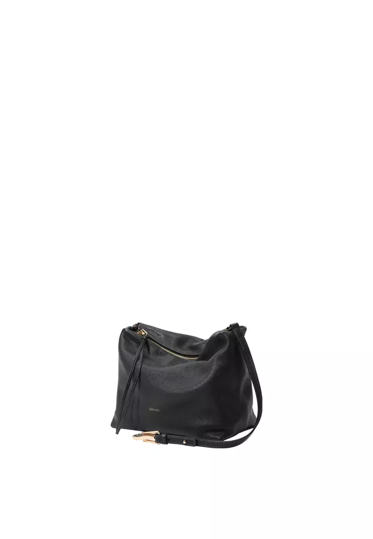 Clip Hobo Bag - Black