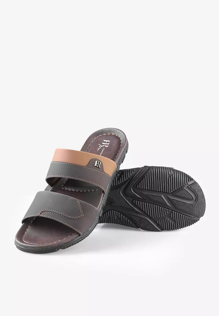 Sandal Jepit Pria Flip Flop Kulit Anti Slip M.Marvel 02