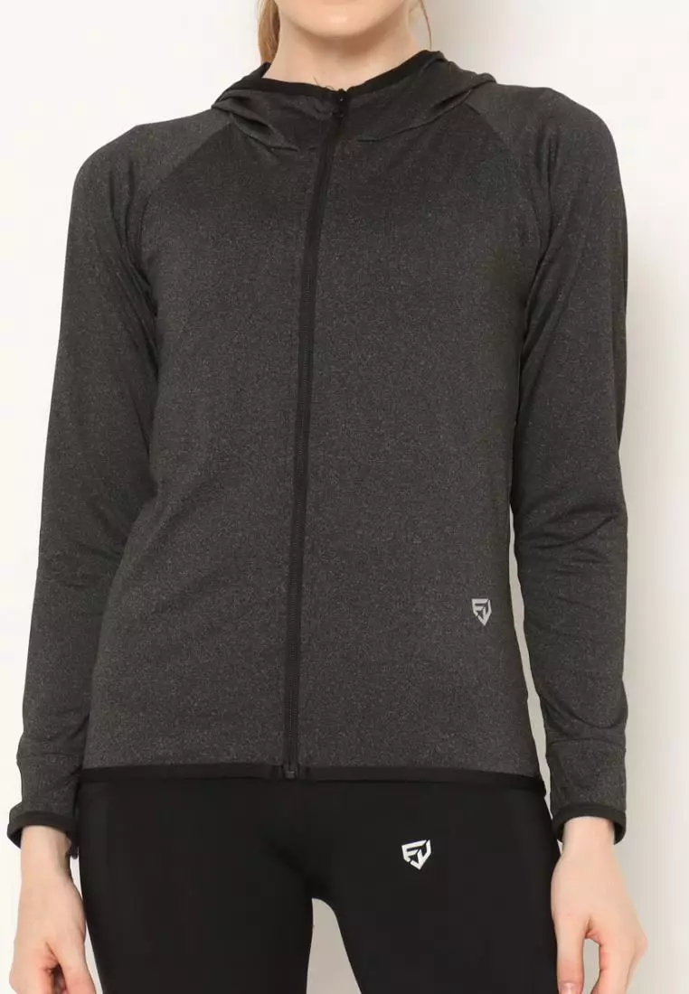 FITWEAR - BELLA B-HOODIE JACKET - DARK GREY