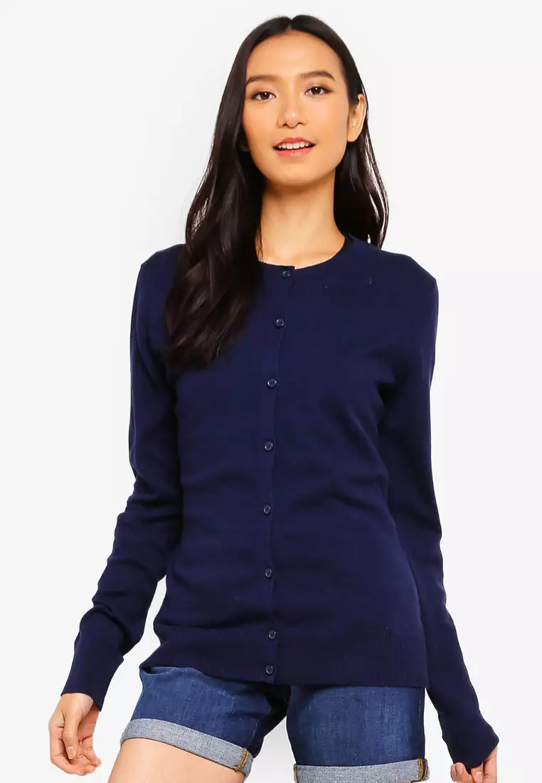 Gap online navy cardigan