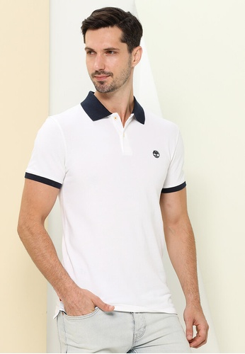 Timberland white TFO Short Sleeves Polo Shirt B942FAAC81C01DGS_1