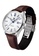 WULF 銀色 and 褐色 Wulf Alpha Silver and Brown Leather Watch 80EDEAC44790A5GS_2