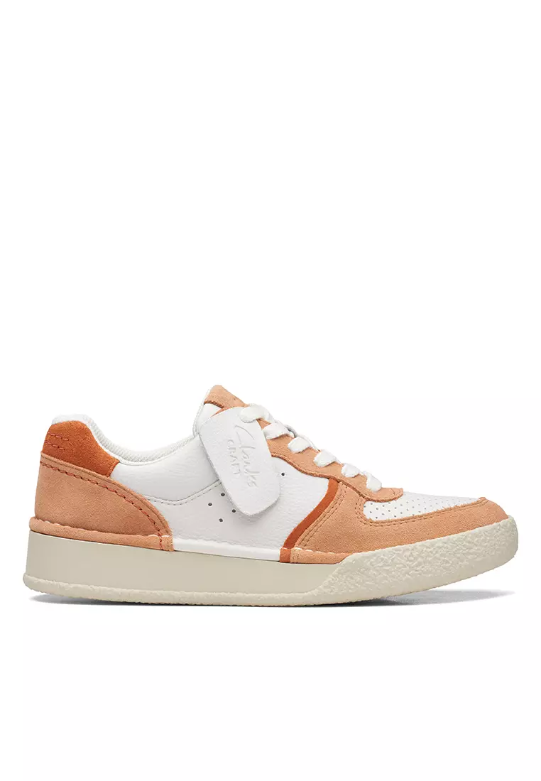 Discount on Clarks  shoes - SKU: Craft Cup Court Sneakers Sandstone Combi