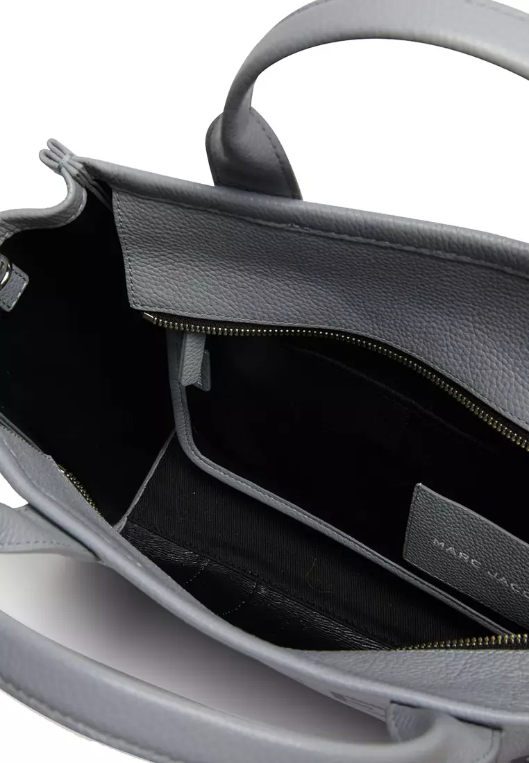 The Leather Medium Tote Bag Wolf Grey H004L01PF21