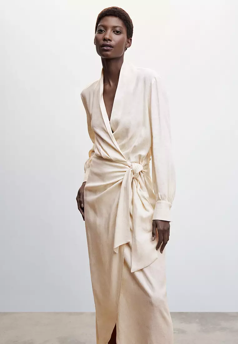 Wrap dress ph top