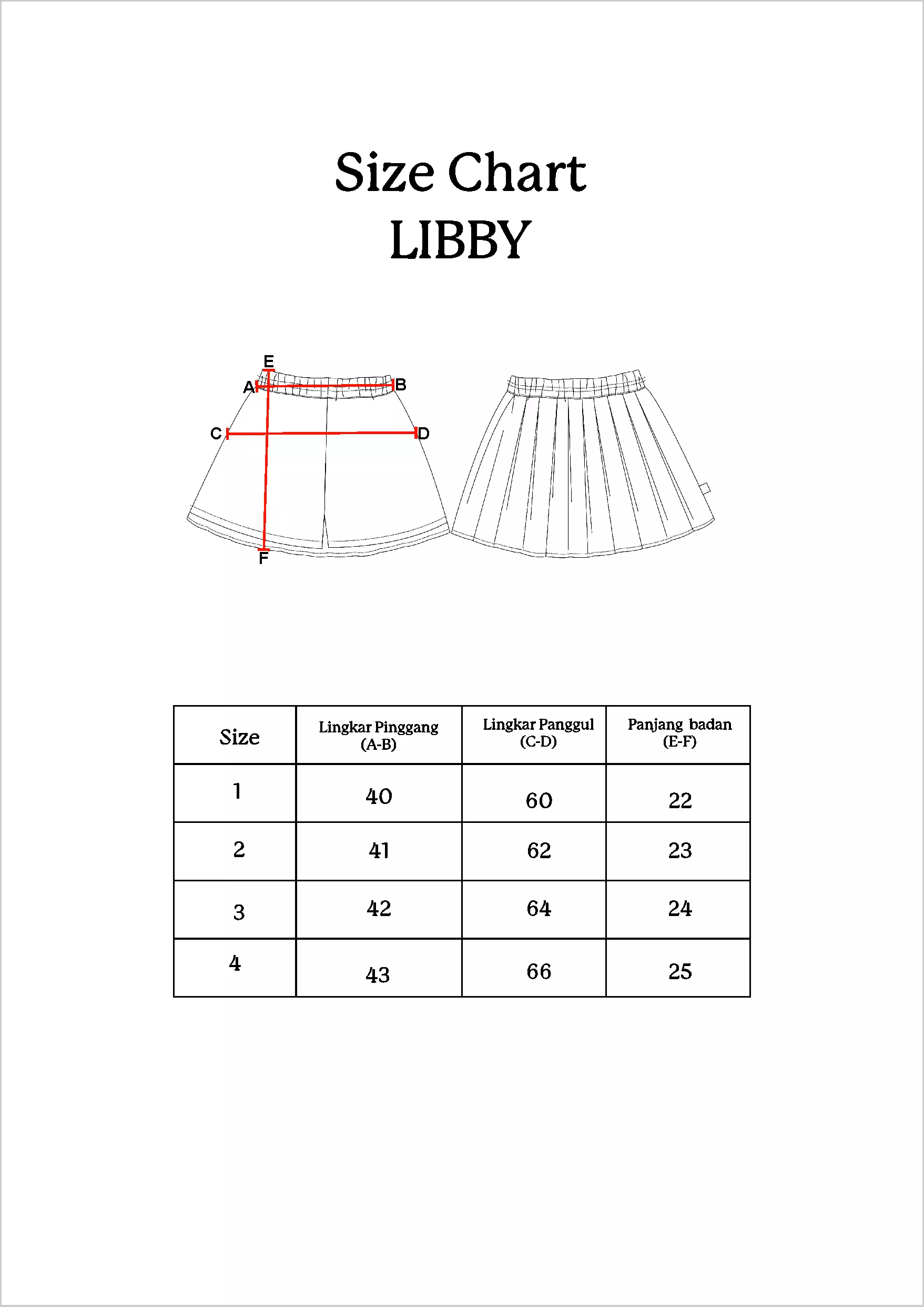 Qna Girl Libby Rok Kun Celana Anak Merah Motif Kotak