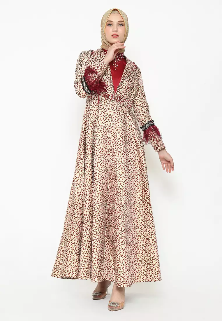 Bibiq Gamis Satin Jacquard