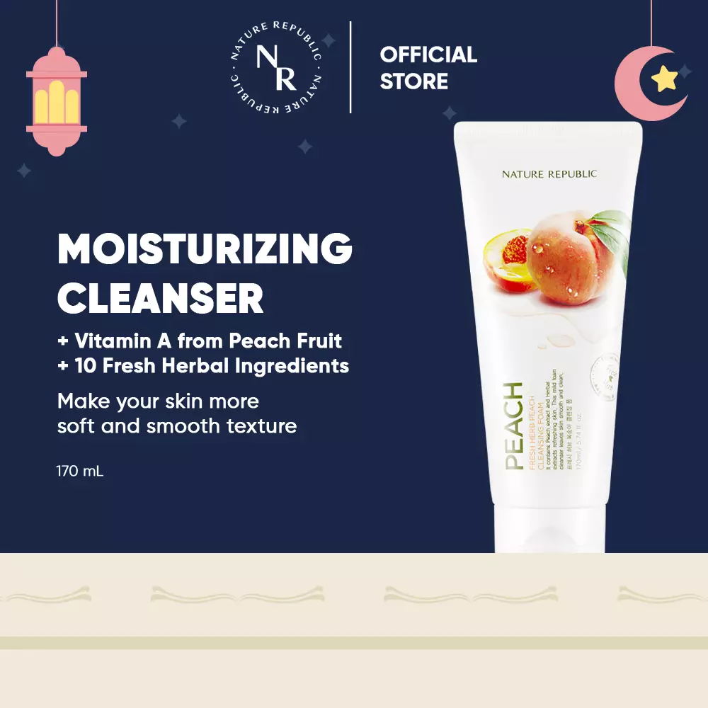 FRESH HERB PEACH CLEANSING FOAM