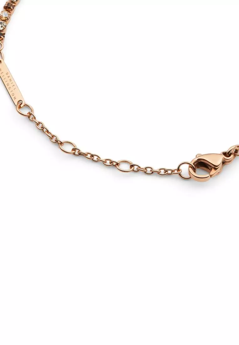 Classic Tennis Bracelet Honey Combo Rose Gold - Unisex Bracelet for women and men stainless steel Bracelet DW Official Authentic Original gelang tangan perempuan lelaki DW