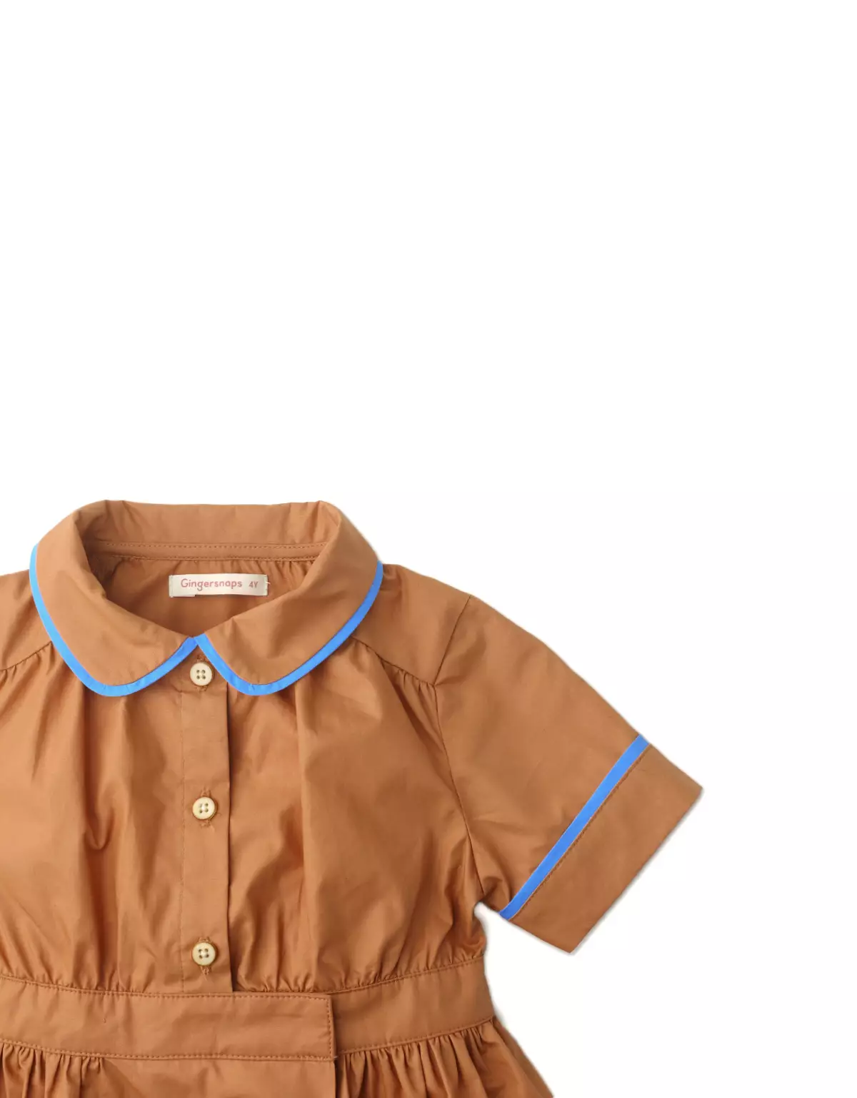 Gingersnaps Vintage Marina Dress Brown - Dress Anak Perempuan (Coklat)