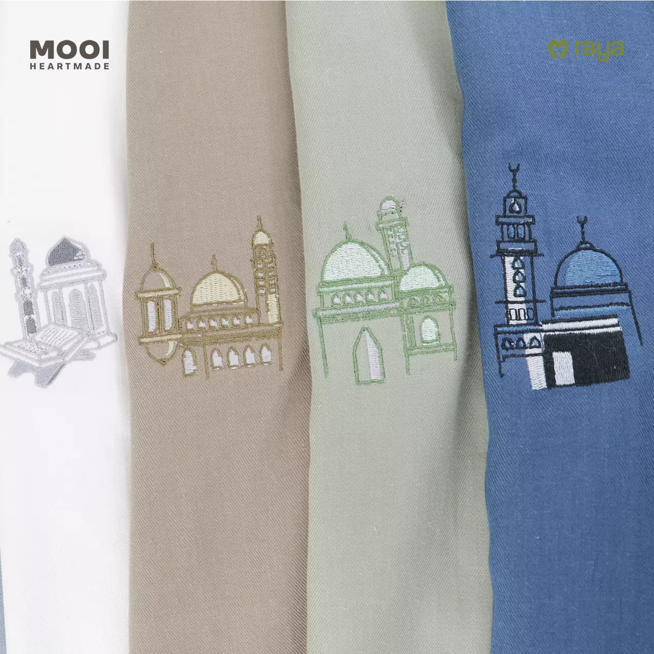 Mooi Atasan Pria Kemeja Pria Raya Collection Karim Koko - White