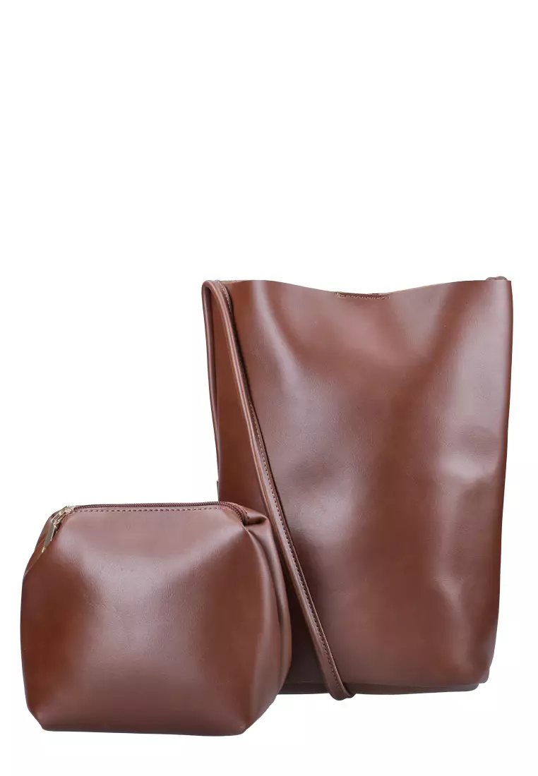 MAYONETTE Burgundy Shoulder Bag - Ts Shoulder Wanita - Brown