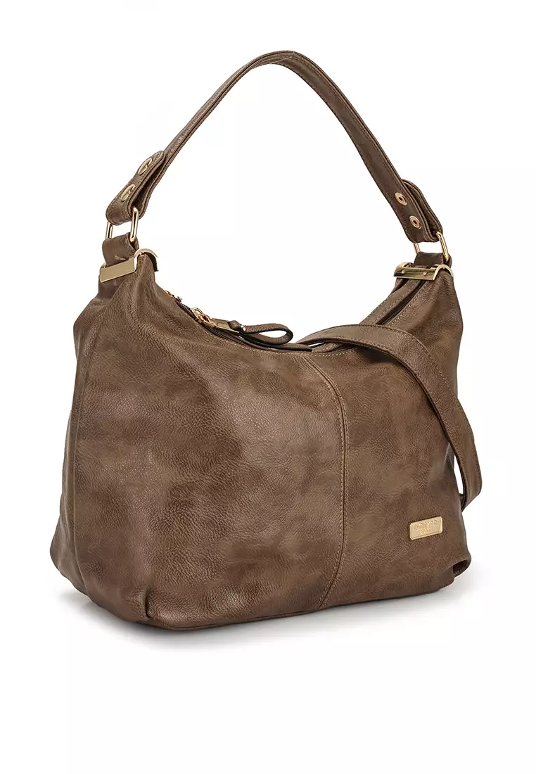 Unisa Vintage Faux Leather Hobo Bag 2024 Buy Unisa Online