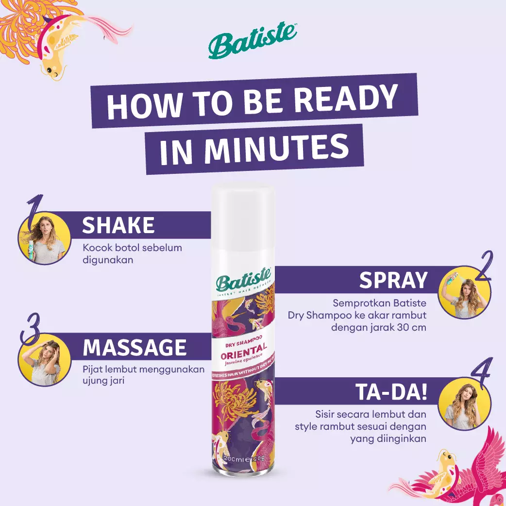 Batiste Pretty & Opulent Oriental Dry Shampoo 200 ml