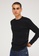 SISLEY black Patches knitted sweater EEB01AAB83B7BBGS_1